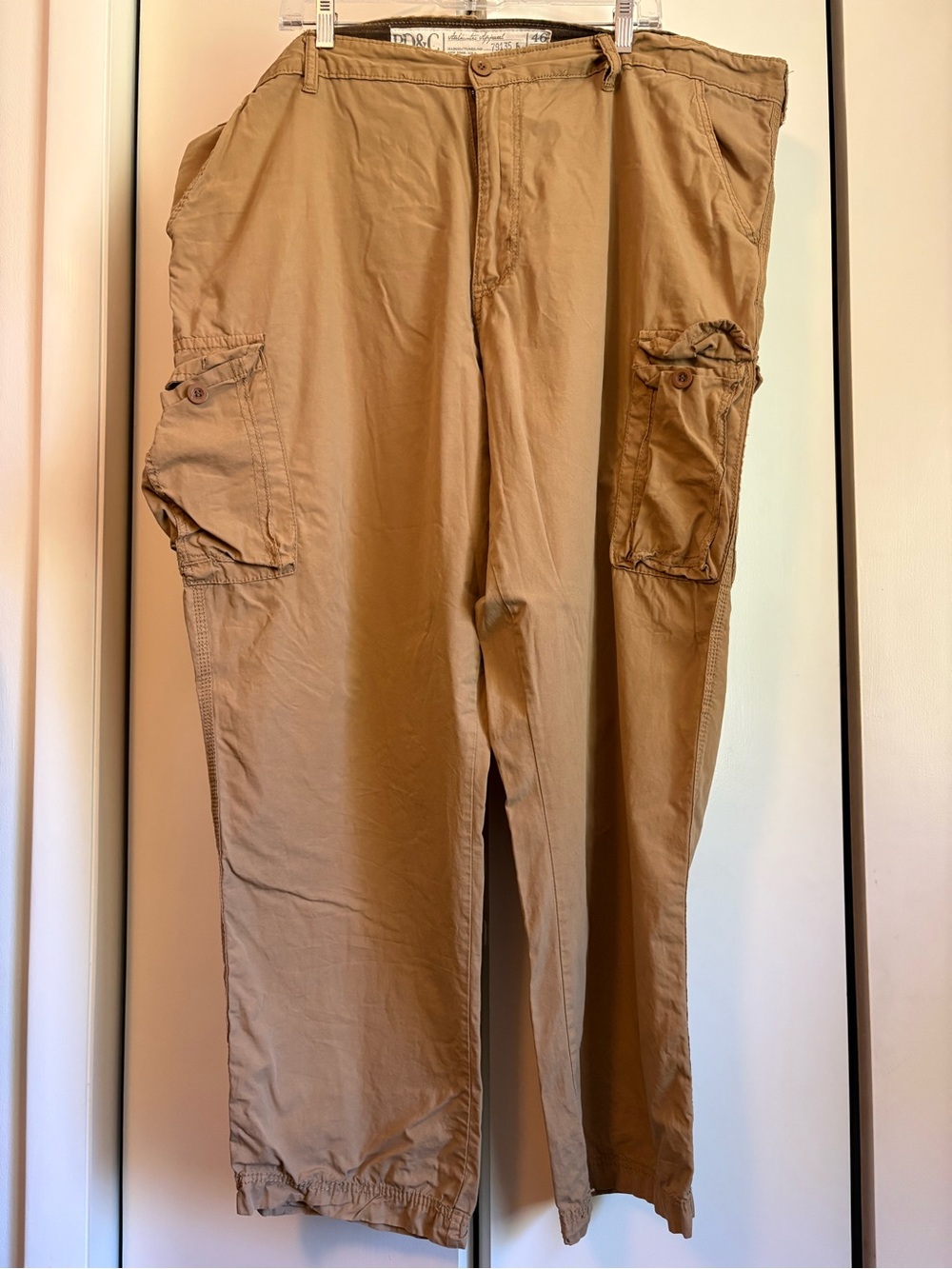 PD&C Men's Cargo Pants in Khaki